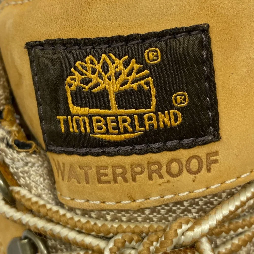 Timberland Waterproof Ankle Boots Hiking Outdoor Genuine Leather Shoes Size 8M